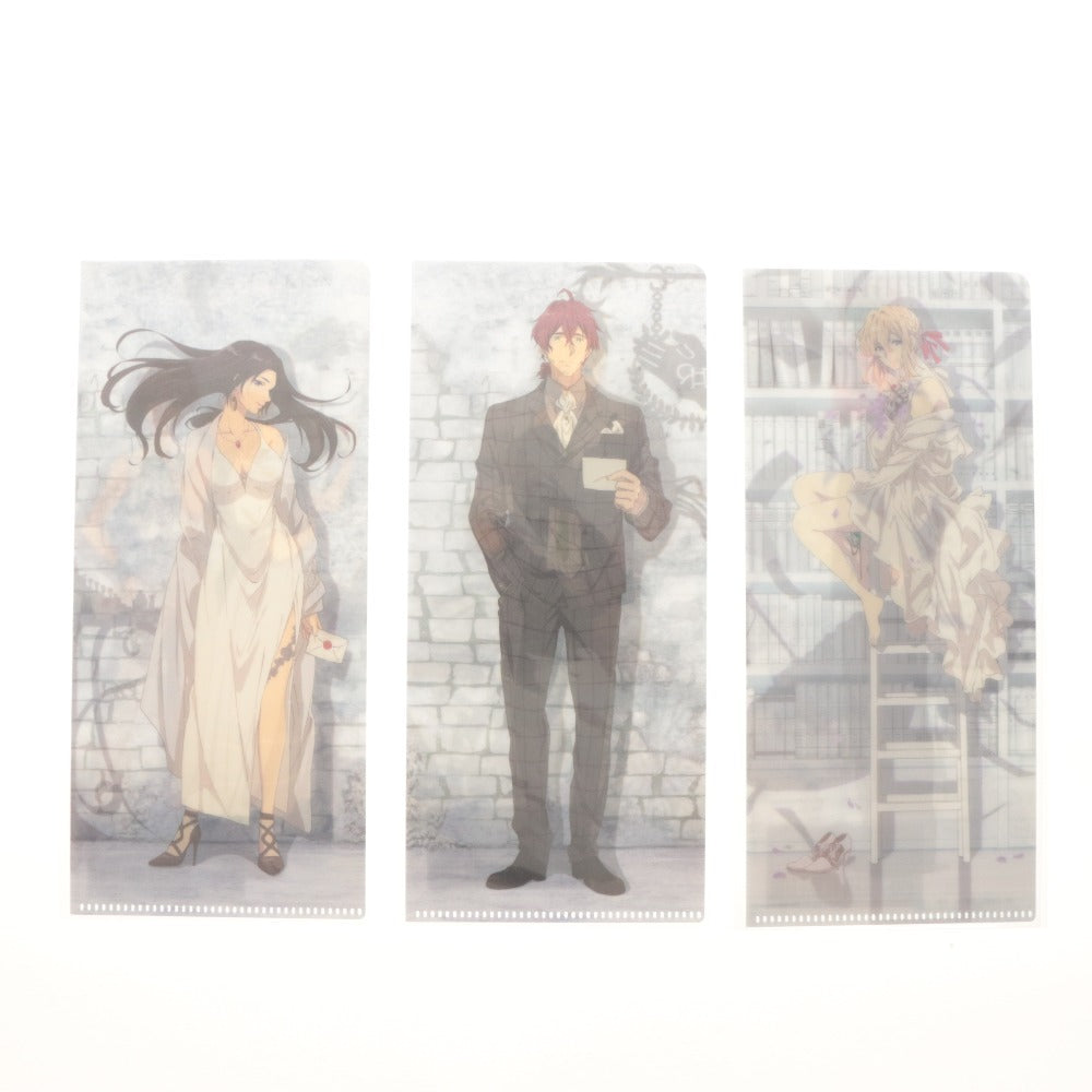 ■ Violet Evergarden Goods Set of 11: Official Art Book, Fan Book, Clear Files, Tapestry, etc. (includes unopened items)