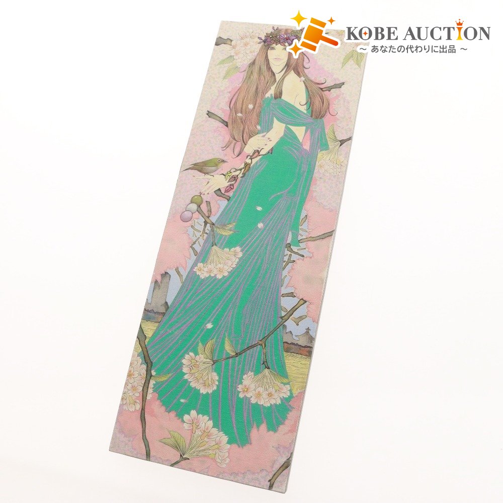■ 大槻透 デジタルファインアーツプリント アート お花見の女神 22/30 人物画 ＠GALLERY TAGBOAT