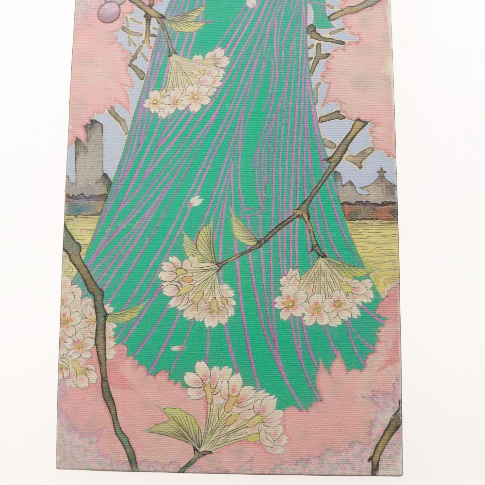 ■ 大槻透 デジタルファインアーツプリント アート お花見の女神 22/30 人物画 ＠GALLERY TAGBOAT