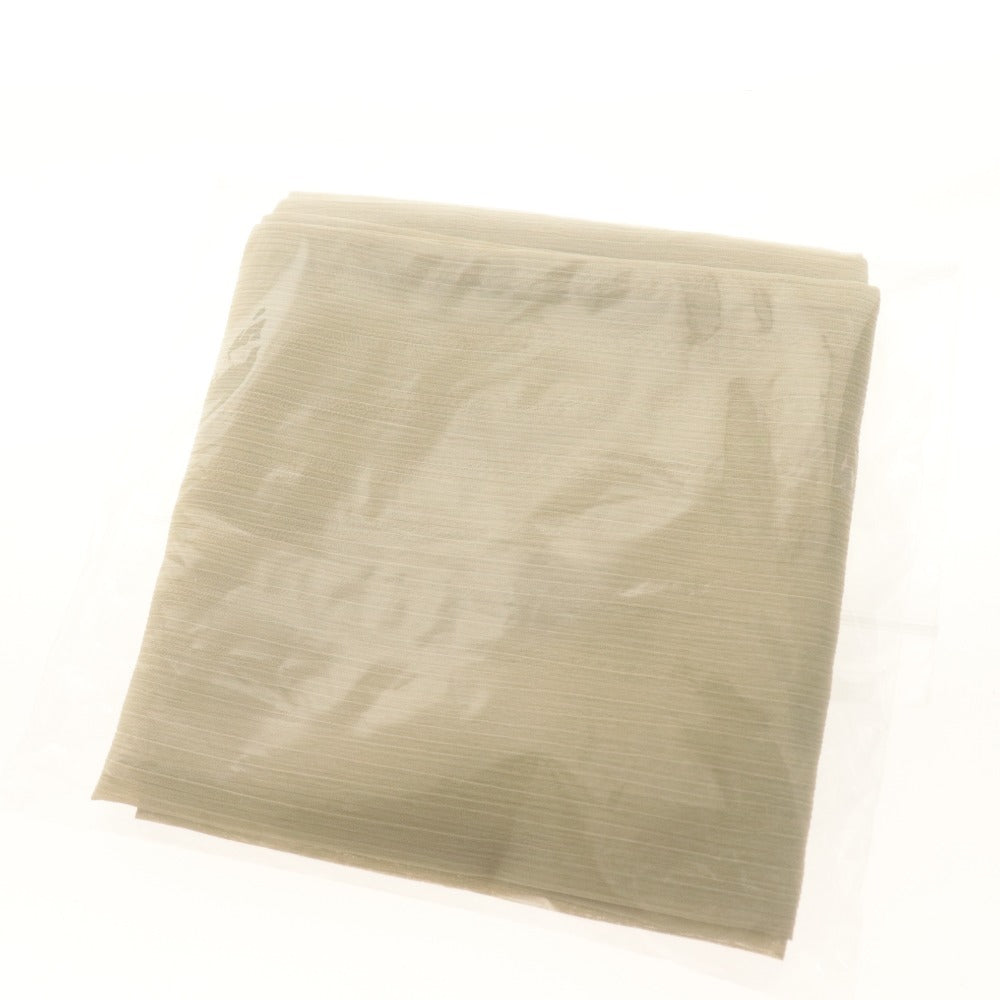 ■ anuans アニュアンス シフォンボリュームブラウス 長袖 トップス ハーフ レディース F (フリー) ベージュ系 付属品/タグ付き 未使用