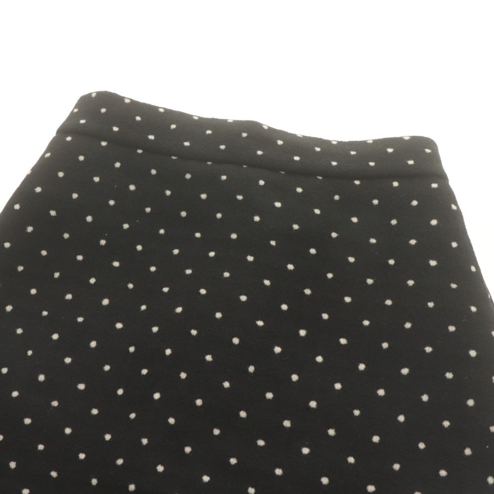■ TITTY&CO ティティーアンドコー フリルミニスカート ドット柄 ショート ボトムス レディース F (フリー) 白黒 タグ付き 未使用