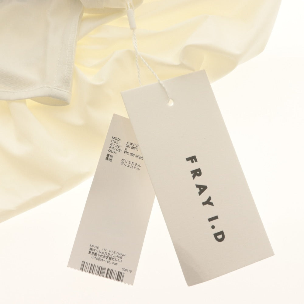 ■ FRAY I.D フレイアイディー タックバルーンスカート ショート ボトムス 紐ベルト レディース 0 (S相当) アイボリー タグ付き 未使用