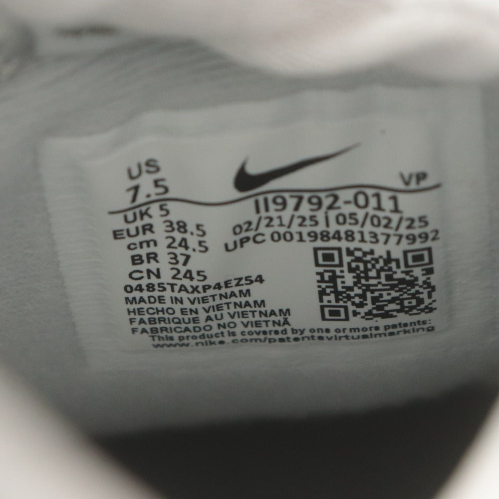 ■ NIKE ナイキ スニーカー シューズ 靴 WMNS NIKE T90 ウィメンズ レディース 24.5cm シルバー ホワイト 白 箱/タグ付き未使用
