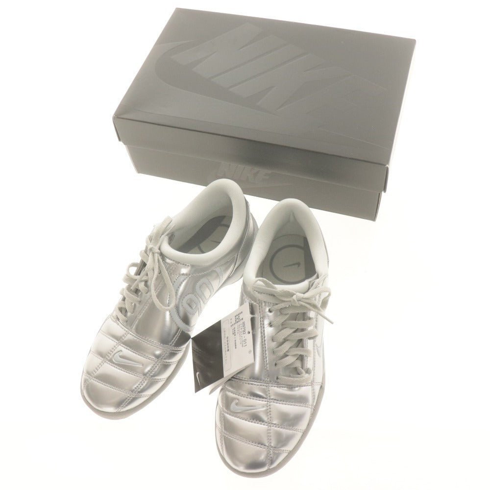 ■ NIKE ナイキ スニーカー シューズ 靴 WMNS NIKE T90 ウィメンズ レディース 24.5cm シルバー ホワイト 白 箱/タグ付き未使用