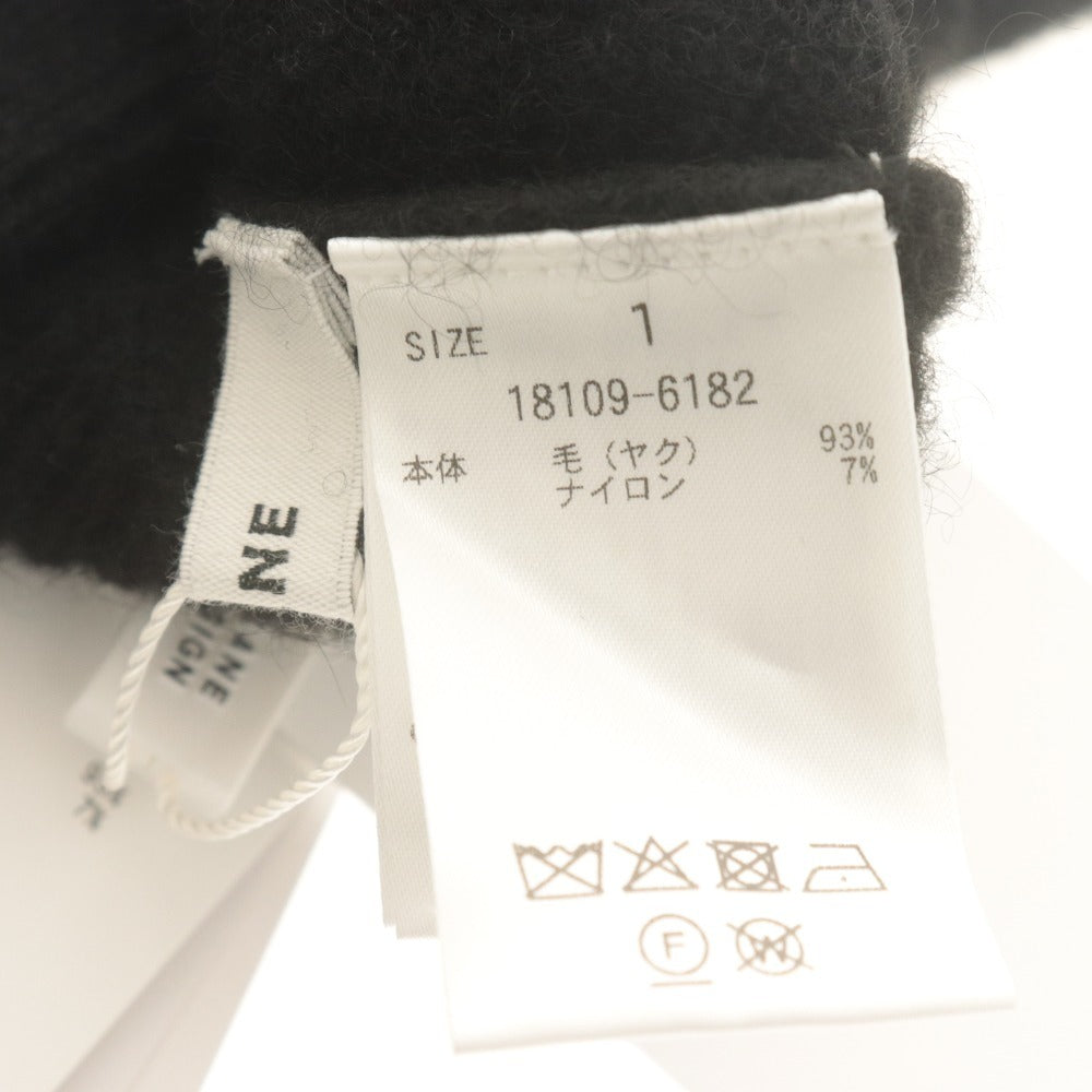 ■ CLANE クラネ キュロットスカート ショートパンツ ボトムス ミニ レディース 1 (M相当) 黒 ブラック タグ付き 未使用