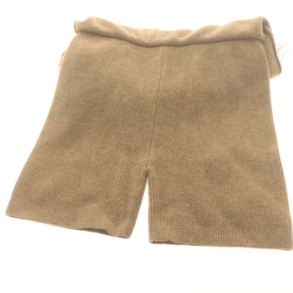 ■ CLANE クラネ キュロットスカート ショートパンツ ボトムス ミニ レディース 1 (M相当) ライトブラウン タグ付き 未使用