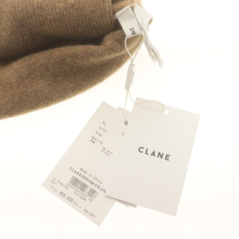 ■ CLANE クラネ キュロットスカート ショートパンツ ボトムス ミニ レディース 1 (M相当) ライトブラウン タグ付き 未使用