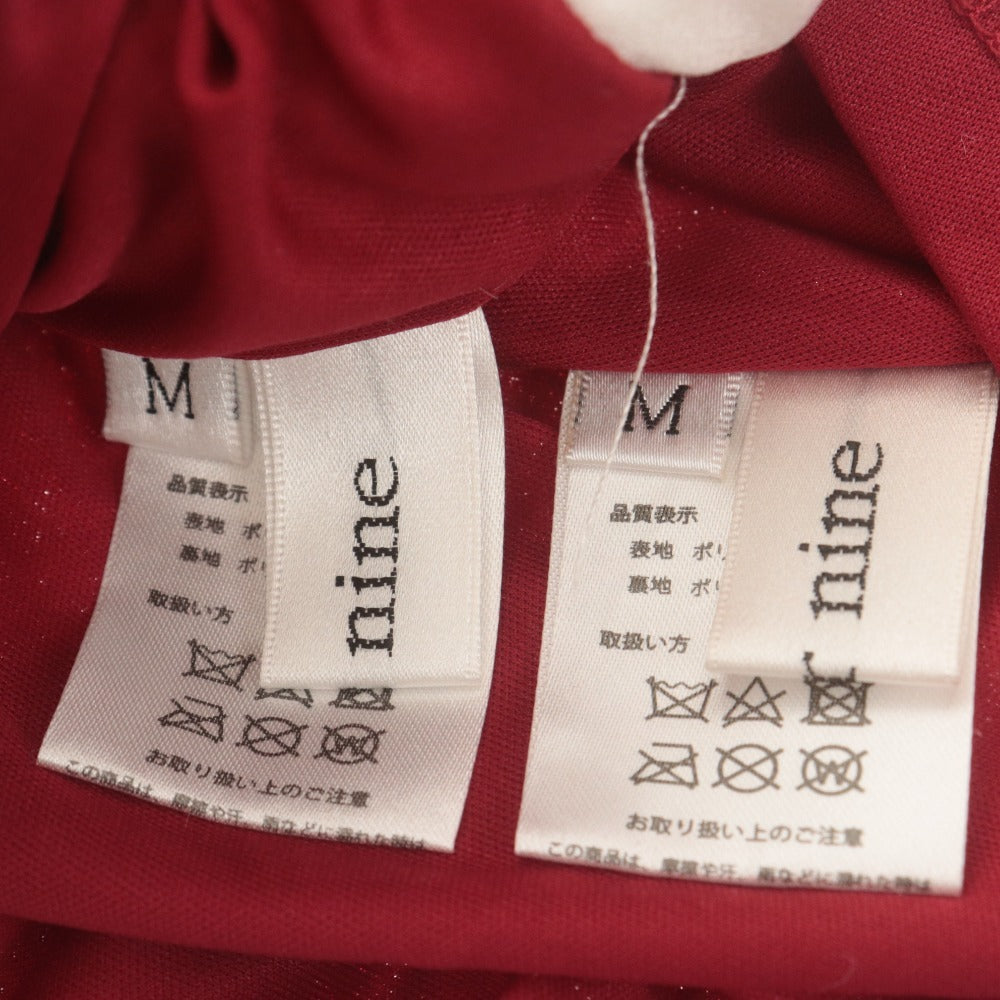 ■ sugar nine サンタコスプレ ハーフシャツ ミニスカート セットアップ 半袖トップス ギンガム柄 レディース M 赤 レッド 付属品付き