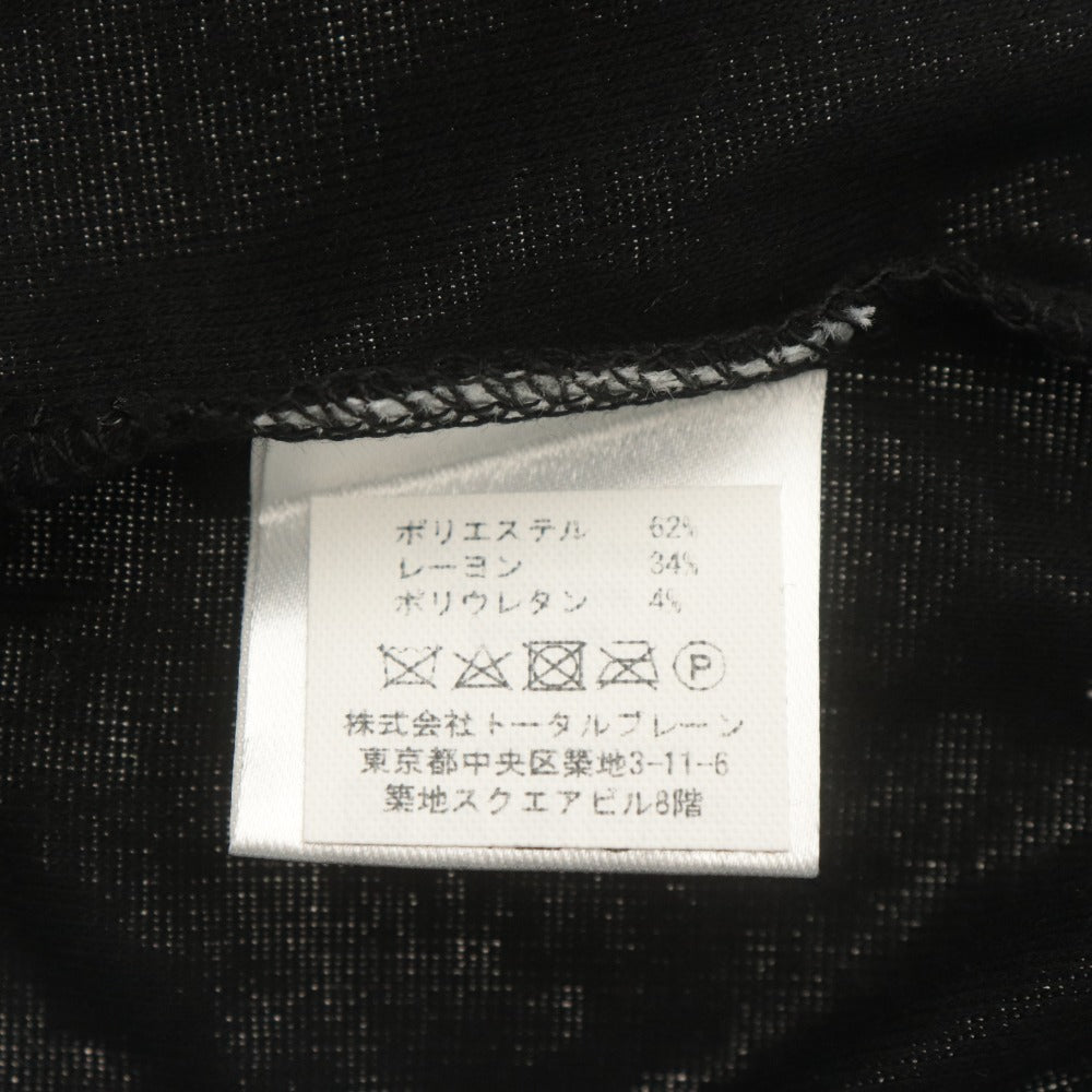 ■ NOT YOUR ROSE ノットユアローズ ショートカーディガン ブラウス 長袖 トップス ニット フロントかぎホック レディース FREE 黒 紐付き