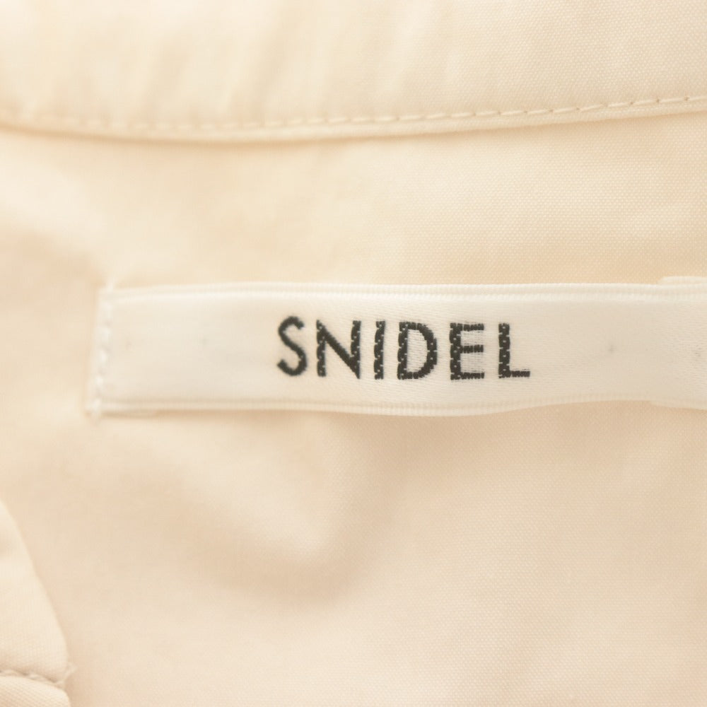 ■ SNIDEL タックミニワンピース 20周年限定 ノースリーブ トップス SWFO252162 レディース 0 (S相当) ピンクベージュ系 タグ付き 未使用