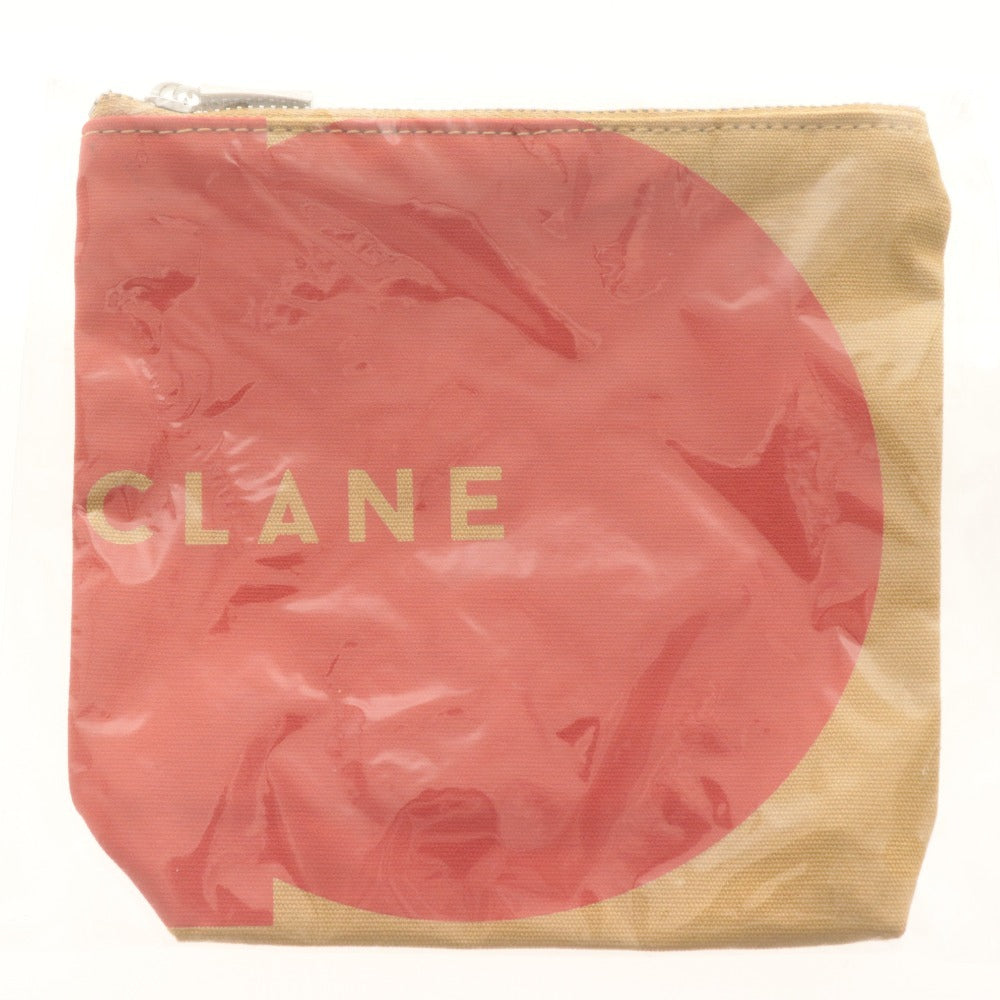 ■ CLANE クラネ ポーチ 2点セット まとめ売り 横浜店限定 オープン記念ノベルティ 小物入れ レディース 赤 ゴールド 未開封 未使用