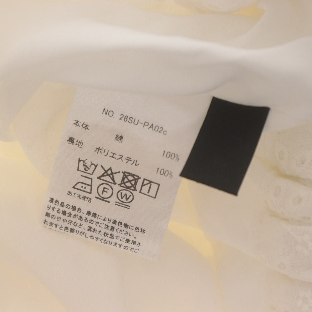 ■ フィクショントーキョー FICTION TOKYO ショートパンツ ボトムス コットンレース レディース フリーサイズ アイボリー タグ付き 未使用