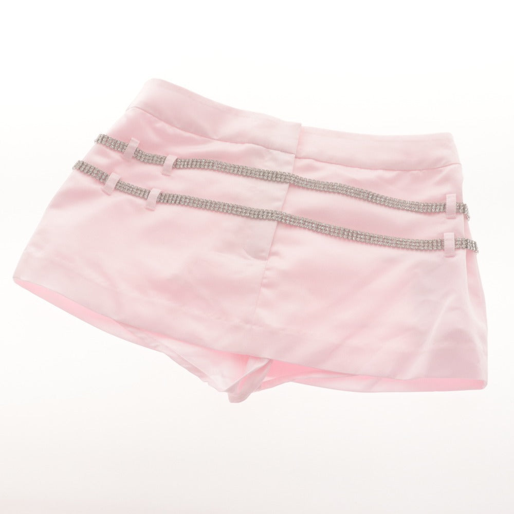 ■ The Red Thread THEREDTHREAD Mini Skirt Skapan Bottoms Rhinestone Belt Women's S Light Pink With Tags Unused