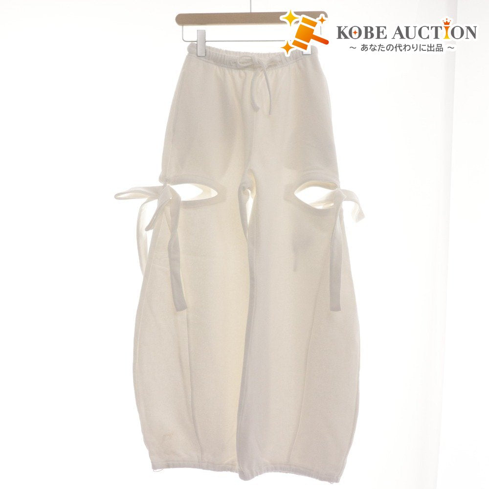 ■ FICTION TOKYO Pants Side-Cut Sweatpants Bottoms Women's Free Size White Milk With Tags Unused