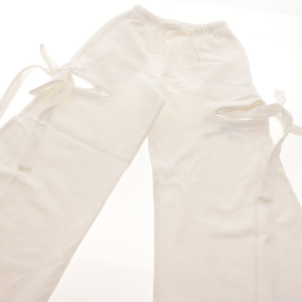 ■ FICTION TOKYO Pants Side-Cut Sweatpants Bottoms Women's Free Size White Milk With Tags Unused