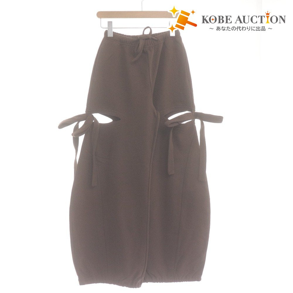 ■ FICTION TOKYO Side-Cut Sweatpants Bottoms Women's Free Size Brown With Tags Unused