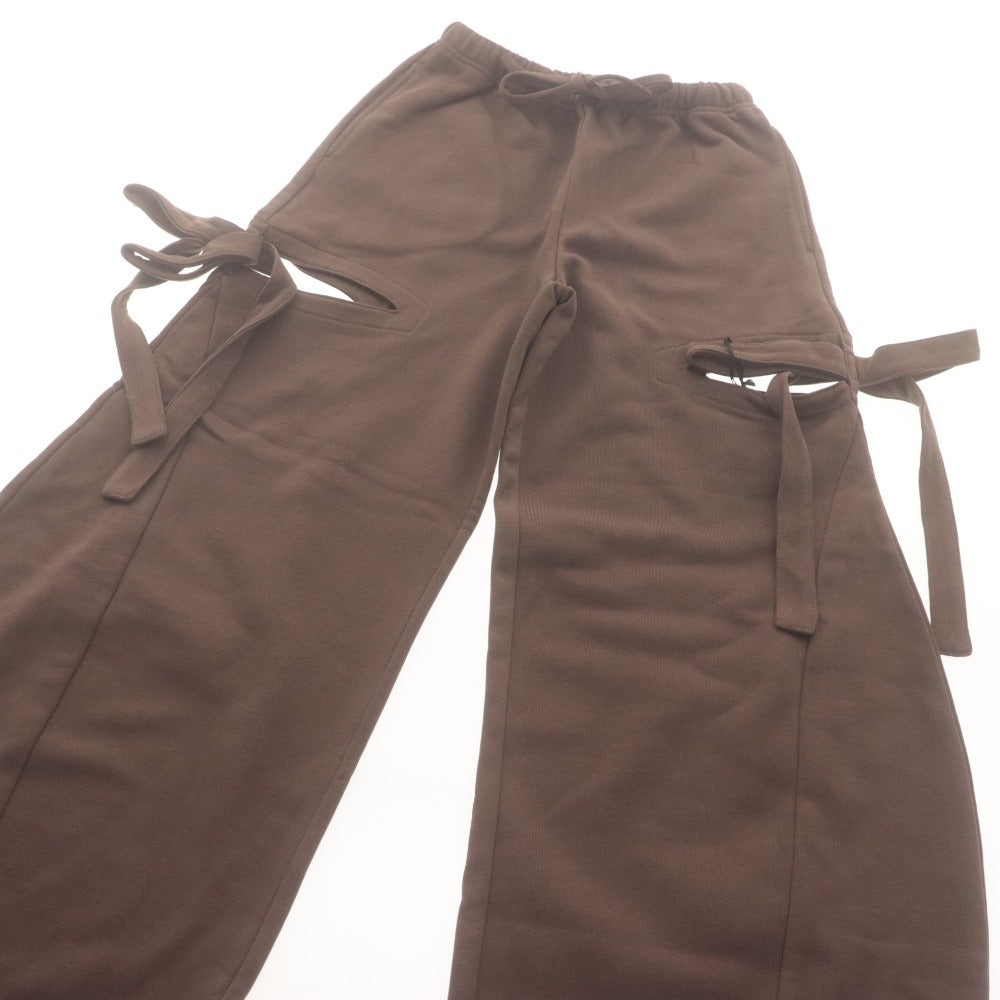 ■ FICTION TOKYO Side-Cut Sweatpants Bottoms Women's Free Size Brown With Tags Unused
