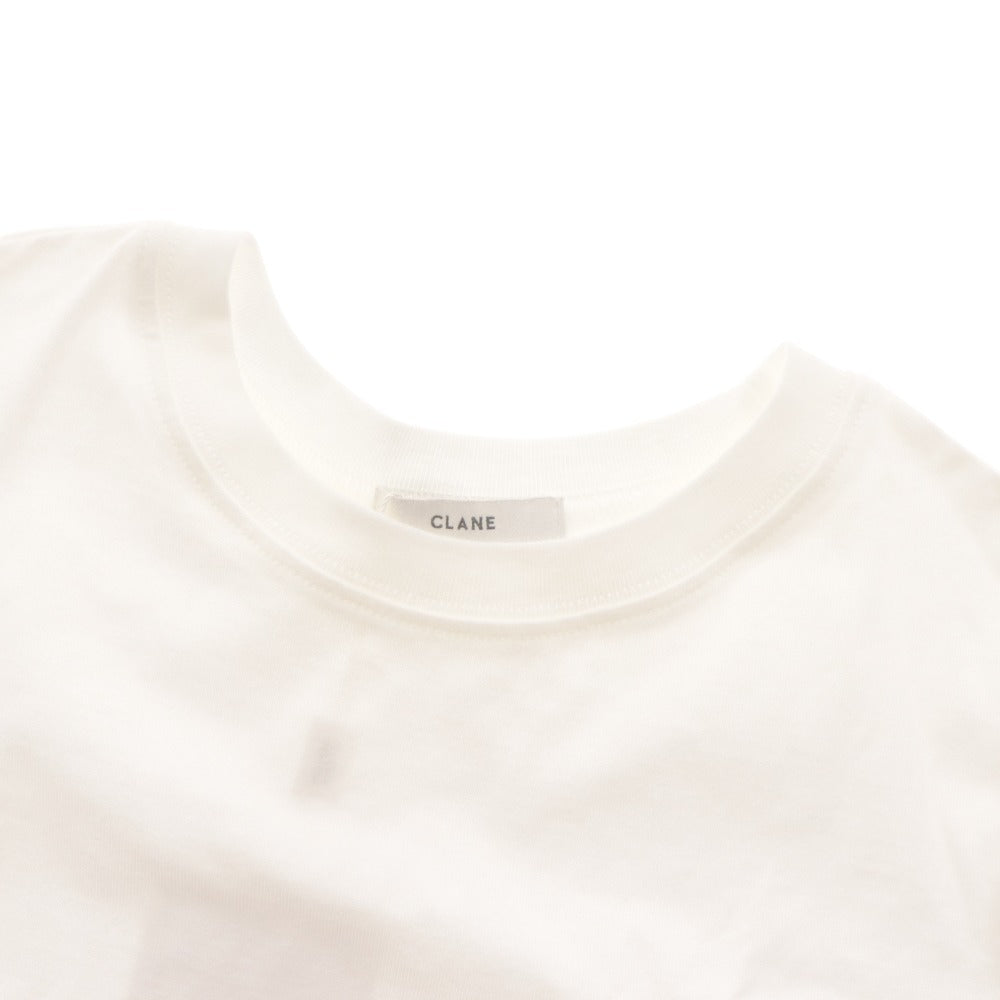 ■ CLANE Cut and Sewn T-Shirt Short Sleeve Top Tulle Puff Sleeve Women's 1 (Equivalent to M) White With Tags Unused