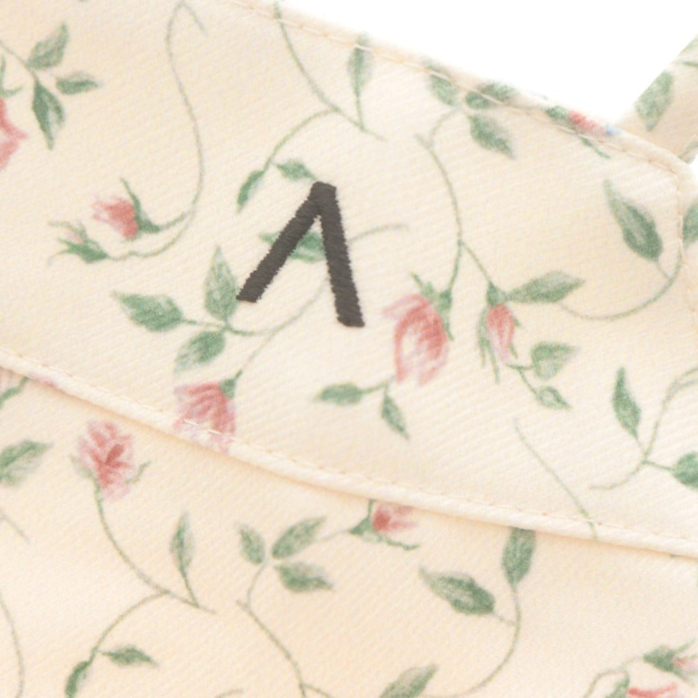 ■ ANDMARY Dress Long Top Bottoms Small Floral All-Over Print Slit Women's Free Size Ivory Accessories Included Unused