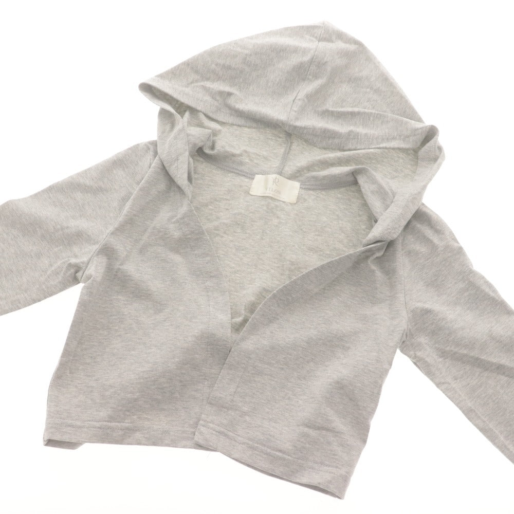 ■ YILON Three-Piece Hooded Cardigan, Camisole, Skirt Set, Women's Free Size, Light Gray, Unused