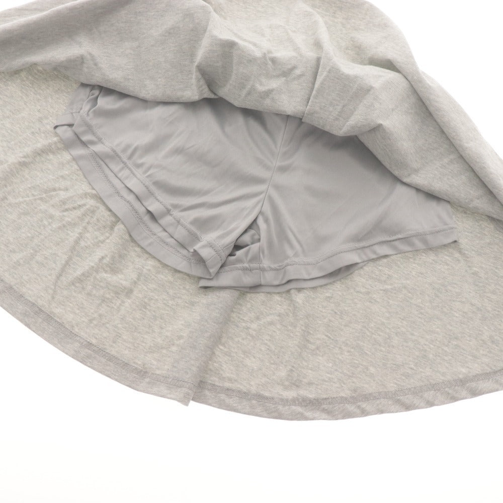 ■ YILON Three-Piece Hooded Cardigan, Camisole, Skirt Set, Women's Free Size, Light Gray, Unused