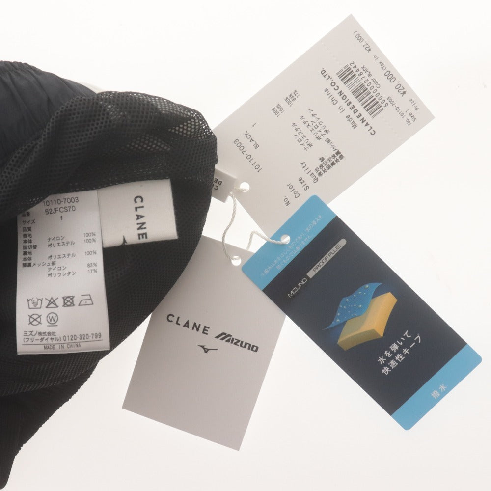 ■ CLANE Mizuno CLANE×MIZUNO Pants Bottoms WATER REPELLENT TRACK PANTS Women's 1 (Equivalent to S) Black-based With tags Unused