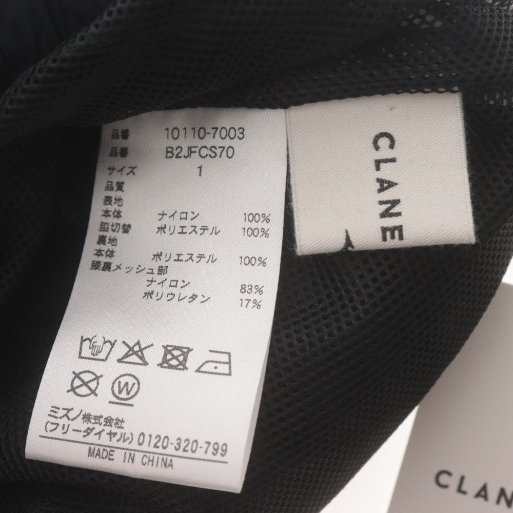 ■ CLANE Mizuno CLANE×MIZUNO Pants Bottoms WATER REPELLENT TRACK PANTS Women's 1 (Equivalent to S) Black-based With tags Unused