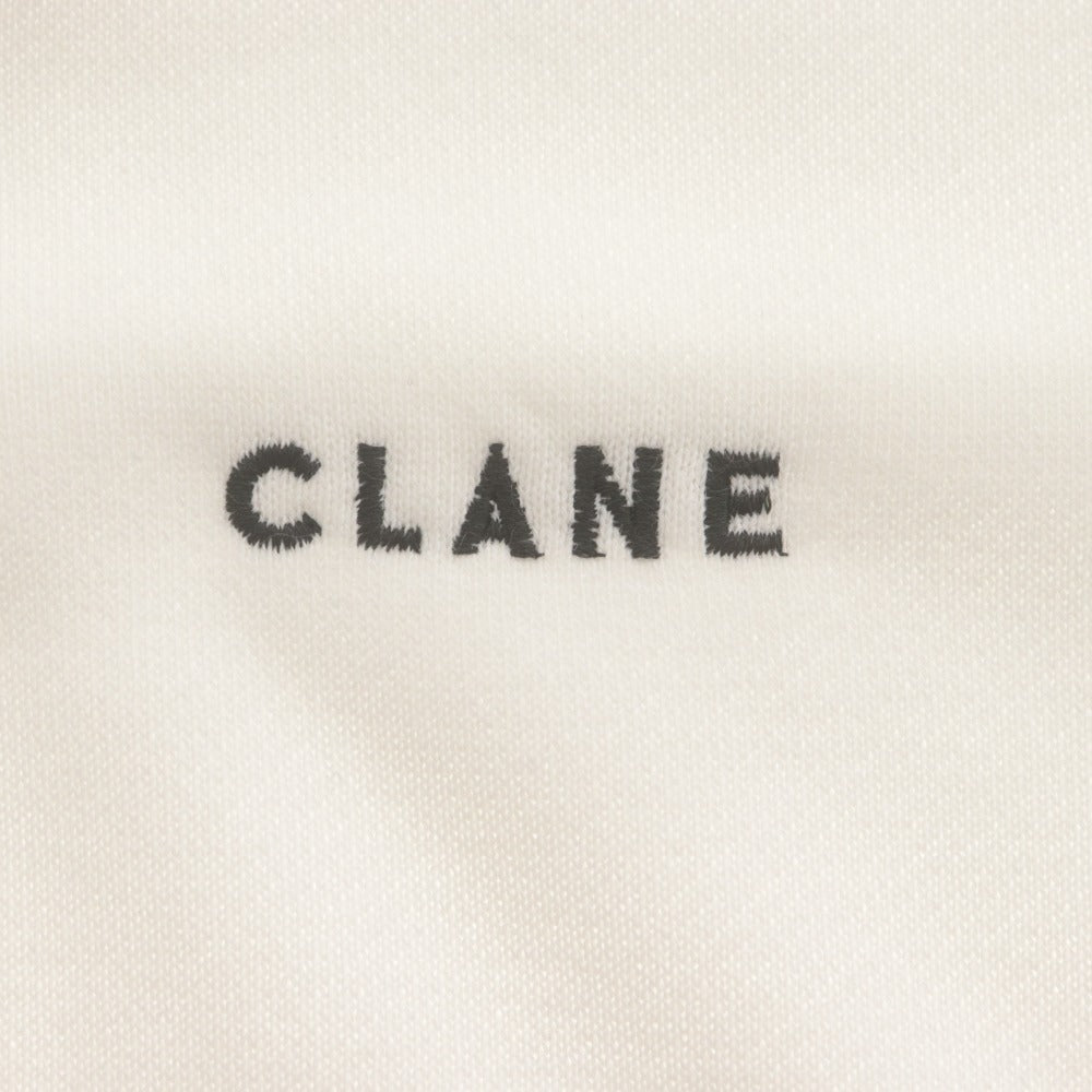 ■ CLANE × MIZUNO Sweatshirt Top, Long-Sleeve, High-Neck, Half-Zip, Women's Size 1 (Equivalent to S), White, With Tags, Unused