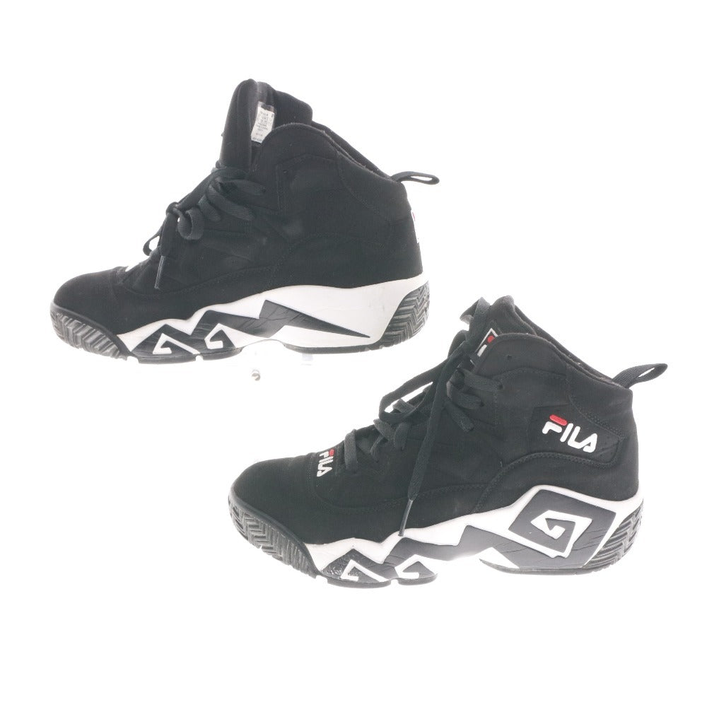 ■ FILA フィラ スニーカー シューズ 靴 マッシュバーン 1VB90140-014 紐 メンズ 28.0cm ブラック