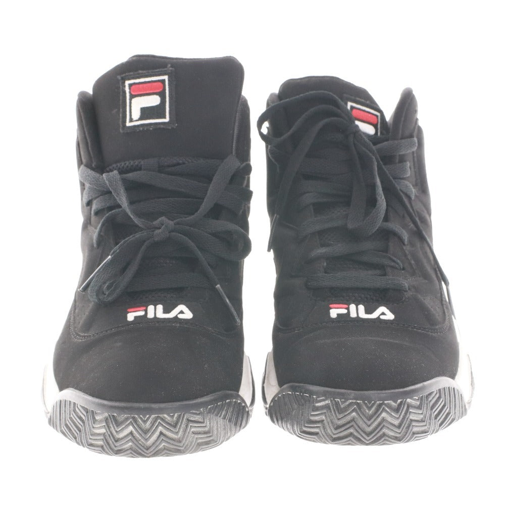 ■ FILA フィラ スニーカー シューズ 靴 マッシュバーン 1VB90140-014 紐 メンズ 28.0cm ブラック