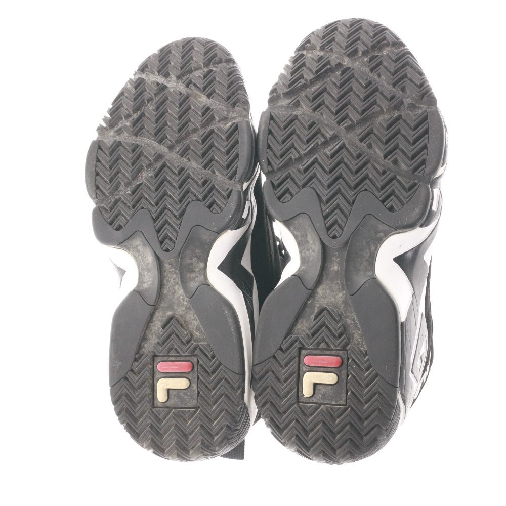 ■ FILA フィラ スニーカー シューズ 靴 マッシュバーン 1VB90140-014 紐 メンズ 28.0cm ブラック