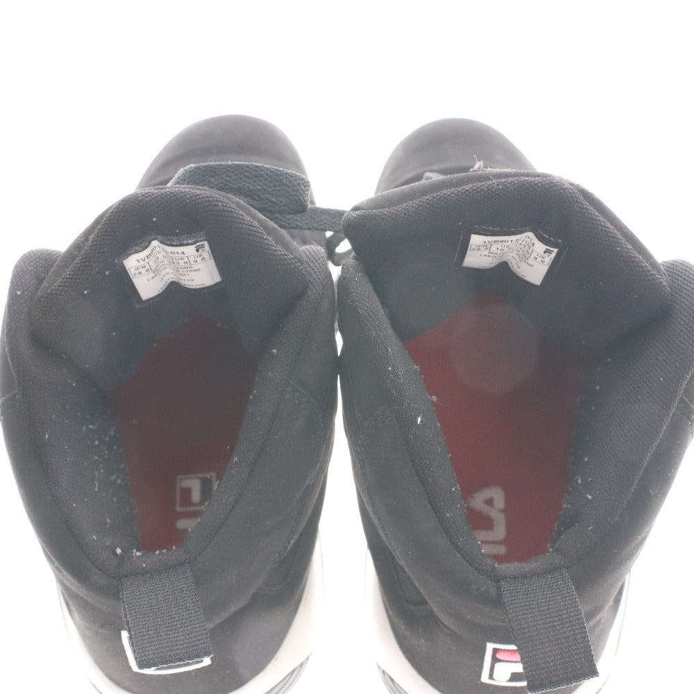 ■ FILA フィラ スニーカー シューズ 靴 マッシュバーン 1VB90140-014 紐 メンズ 28.0cm ブラック