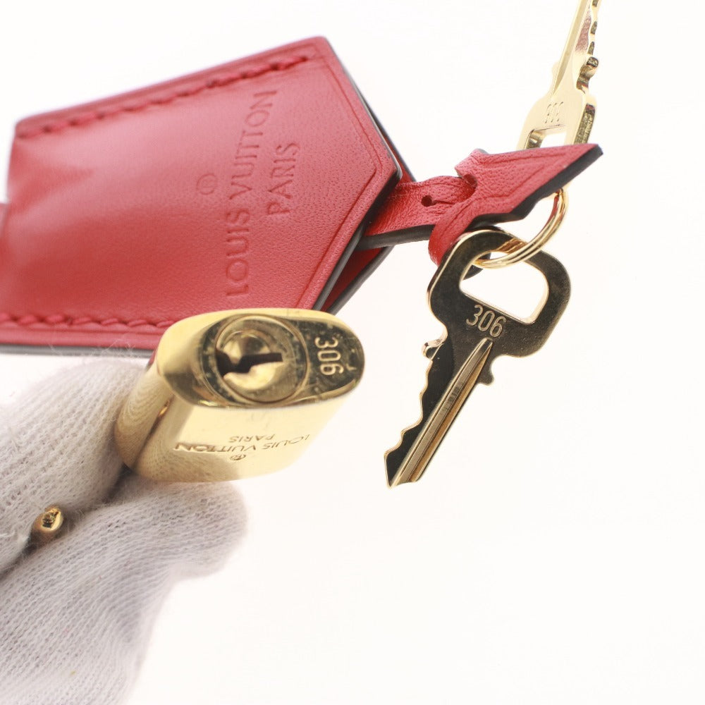 ■ ルイヴィトン LOUIS VUITTON フラワートートバッグ M43553 AH1118 鞄 ハンドバッグ ショルダー コクリコ レディース レッド ブラウン系