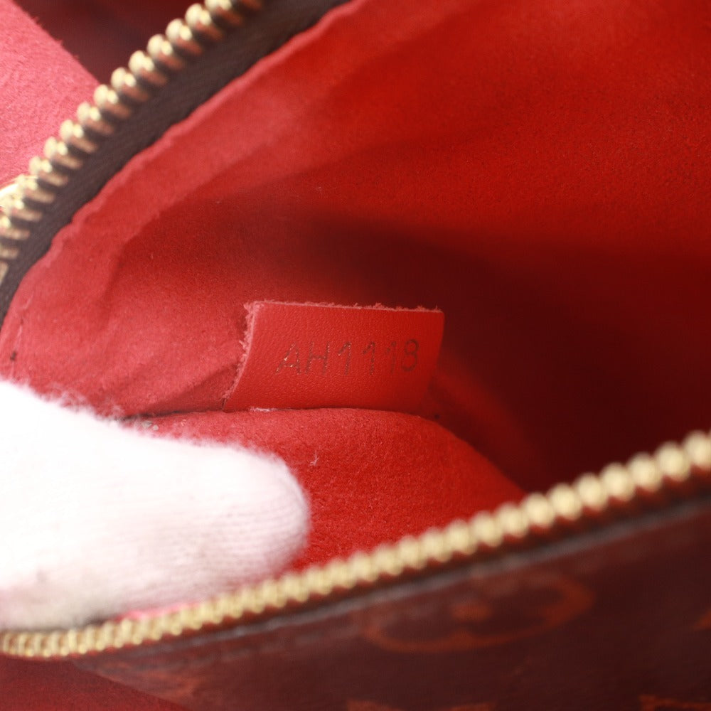 ■ ルイヴィトン LOUIS VUITTON フラワートートバッグ M43553 AH1118 鞄 ハンドバッグ ショルダー コクリコ レディース レッド ブラウン系