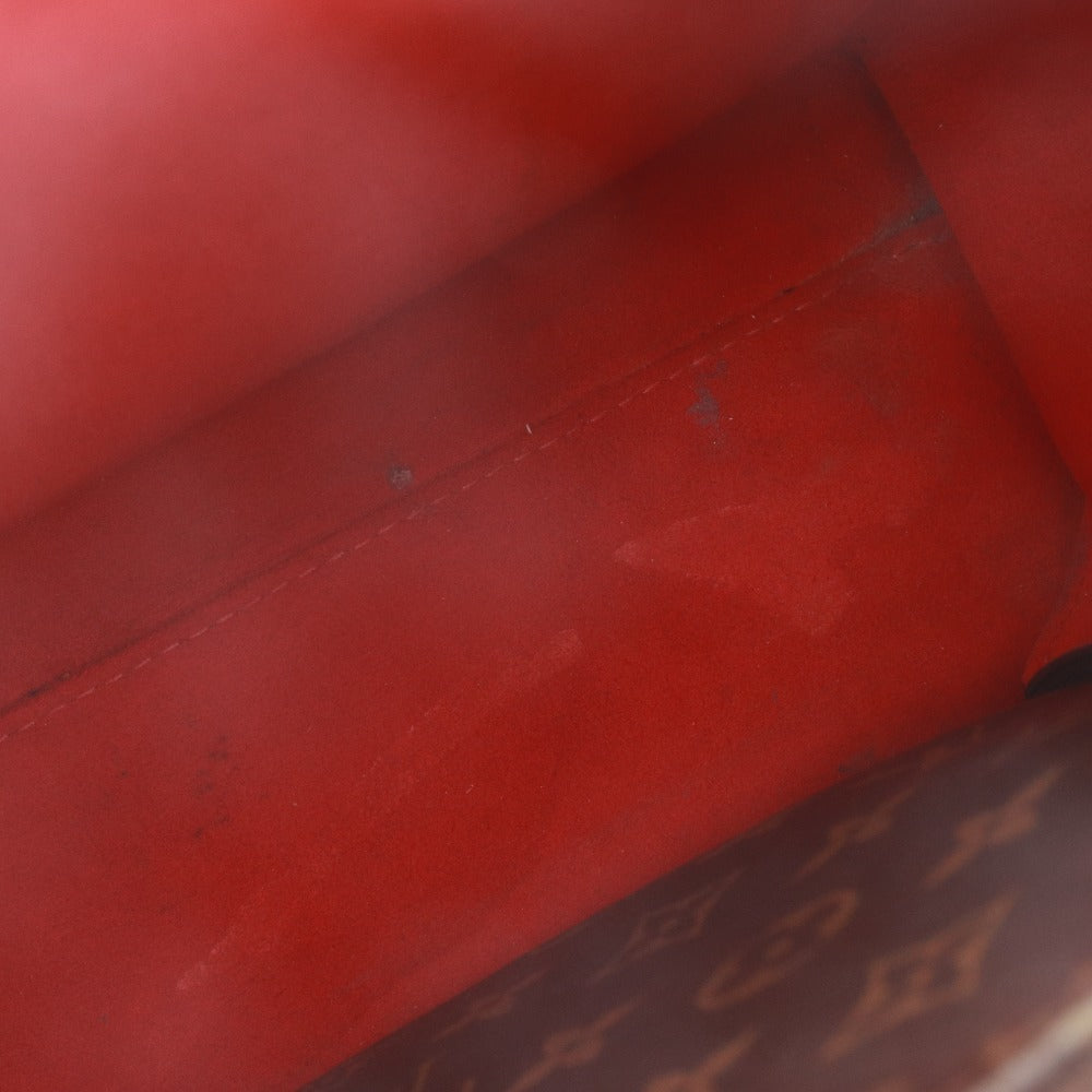 ■ ルイヴィトン LOUIS VUITTON フラワートートバッグ M43553 AH1118 鞄 ハンドバッグ ショルダー コクリコ レディース レッド ブラウン系