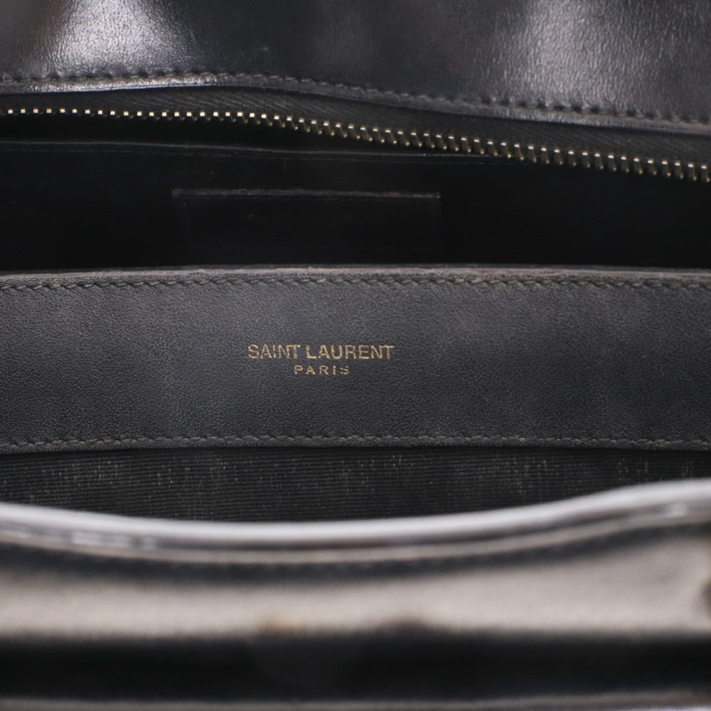 ■ サンローラン SANT LAURENT トートバッグ 557653 グレイン アップタウン ミディアム ハンドバッグ レディース ブラック 袋付き