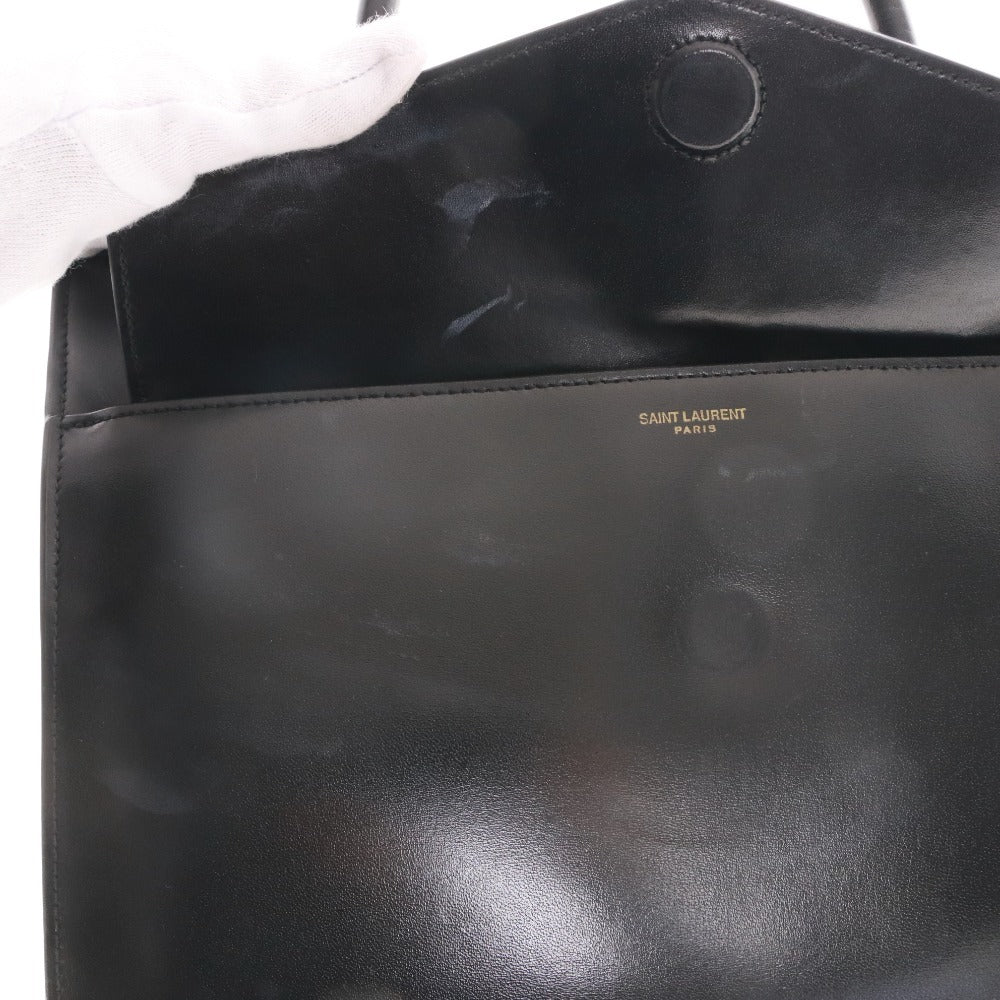 ■ サンローラン SANT LAURENT トートバッグ 557653 グレイン アップタウン ミディアム ハンドバッグ レディース ブラック 袋付き