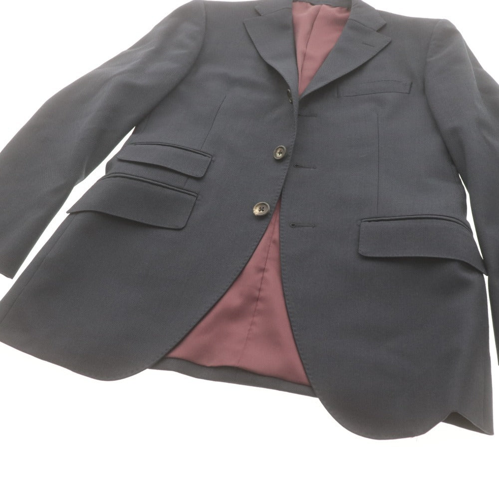 ■ azabu tailor x SMITH WOOLLENS &C麻布テーラー スーツ セットアップ 長袖ジャケット 44A(S相当) パンツ 79(M相当)メンズ ネイビー