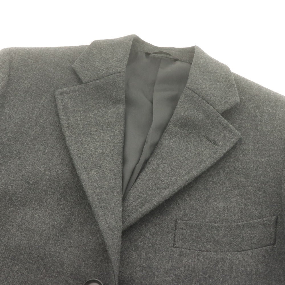 ■ azabu tailor x Grand Marquis ＆C麻布テーラー チェスターコート 長袖 アウター メンズ 46A (M相当) ダークグレー