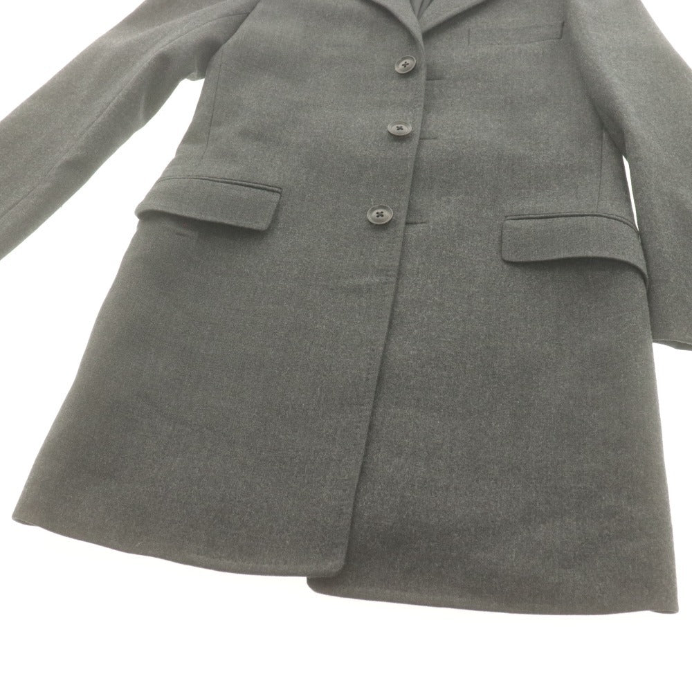 ■ azabu tailor x Grand Marquis ＆C麻布テーラー チェスターコート 長袖 アウター メンズ 46A (M相当) ダークグレー