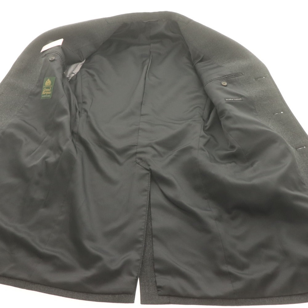 ■ azabu tailor x Grand Marquis ＆C麻布テーラー チェスターコート 長袖 アウター メンズ 46A (M相当) ダークグレー