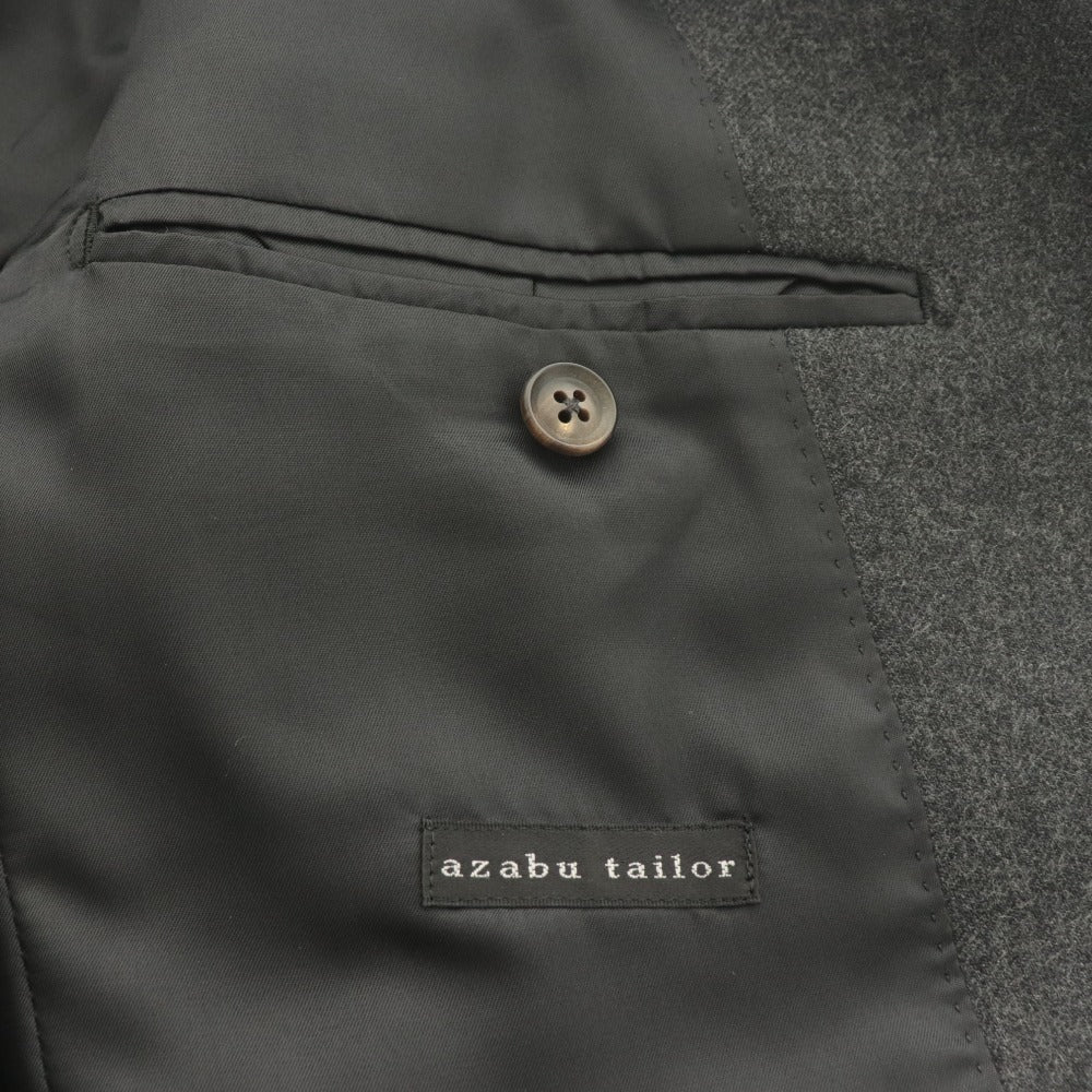 ■ azabu tailor x Grand Marquis ＆C麻布テーラー チェスターコート 長袖 アウター メンズ 46A (M相当) ダークグレー
