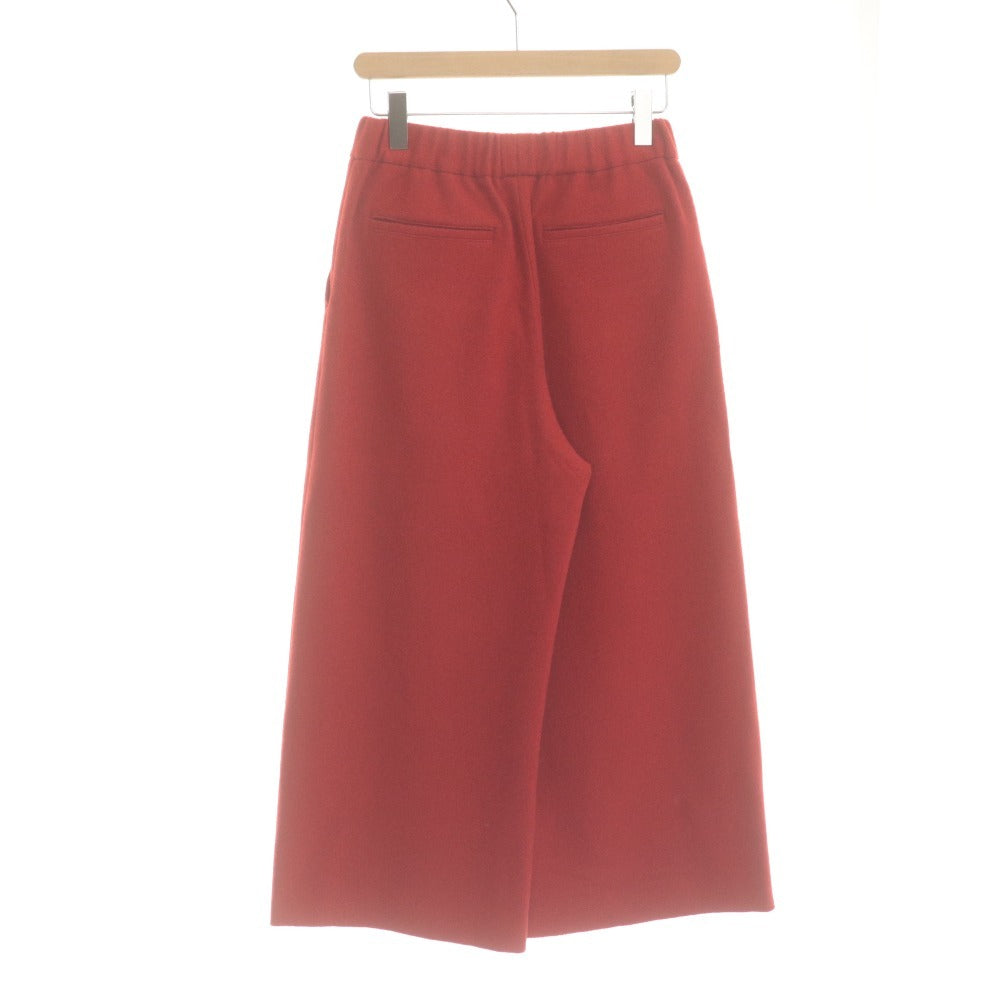 ■ プレインピープル PLAIN PEOPLE パンツ ロング ボトムス ワイド ストレート 日本製 レディース 3(L相当）レッド