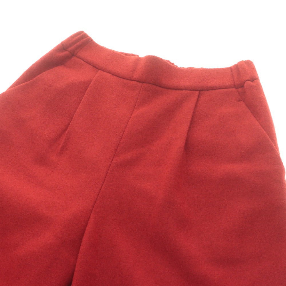 ■ プレインピープル PLAIN PEOPLE パンツ ロング ボトムス ワイド ストレート 日本製 レディース 3(L相当）レッド