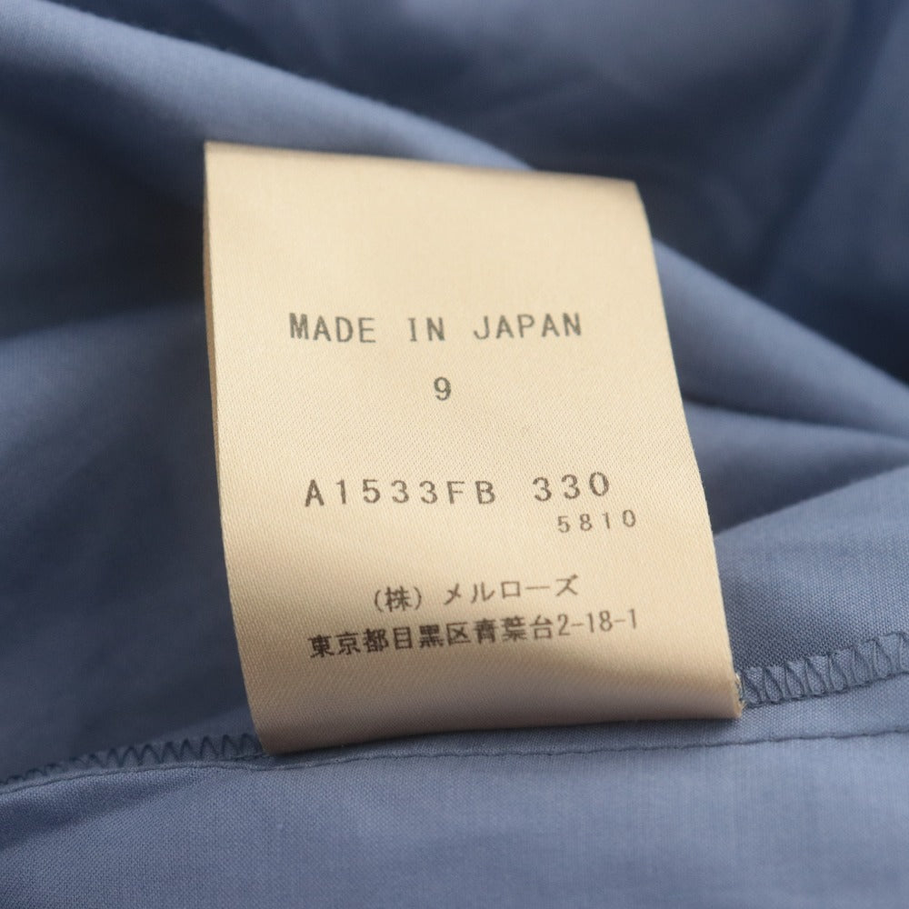 ■ プレインピープル PLAIN PEOPLE プルオーバー シャツ ブラウス 長袖 トップス レディース 9号 ライトブルー