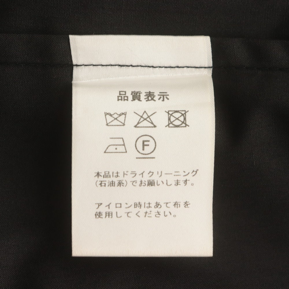 ■ アドニシス Adonisis ネクタイ付きシャツ 長袖 トップス ドット柄ネクタイ バイカラー モノトーン レディース フリーサイズ ブラック系