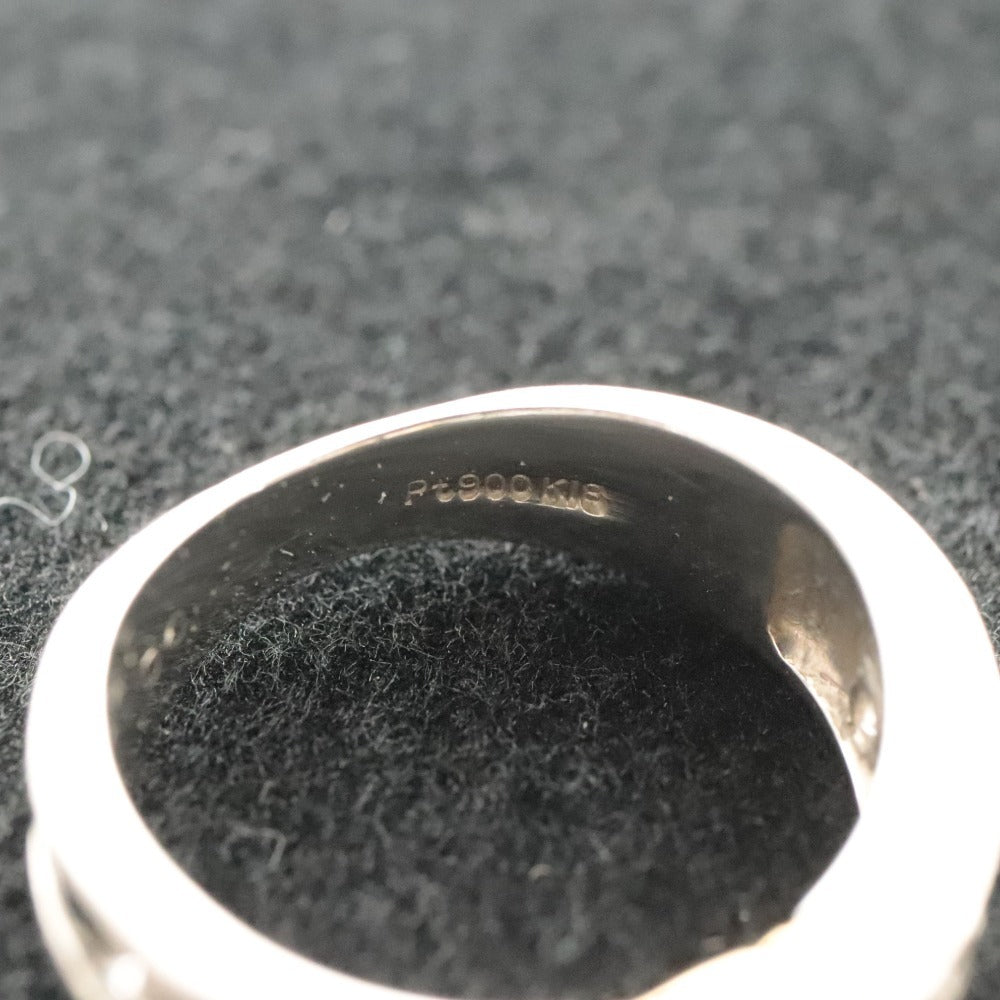 ■ 指輪 リング ダイヤモンド 0.447ct VVS-1 約6.1g K18 PT900 レディース 鑑定書 ケース付き