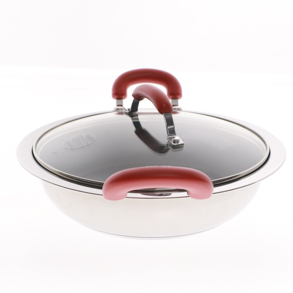 ■ Meyer マイヤー 鍋 ホットポット 24cm 両手鍋 調理器具 ステンレス 蓋 新品 未使用 箱付き