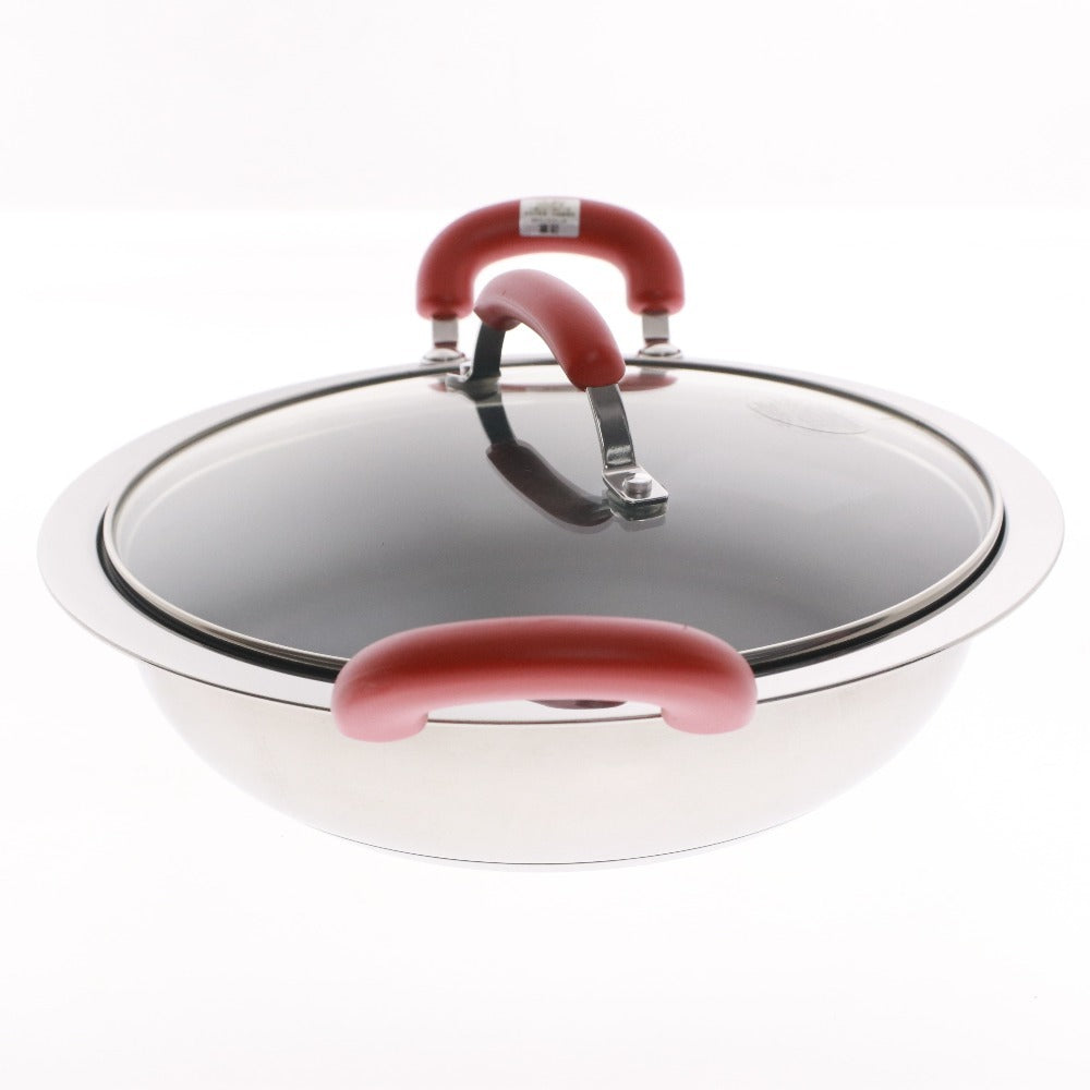 ■ Meyer マイヤー 鍋 ホットポット 24cm 両手鍋 調理器具 ステンレス 蓋 新品 未使用 箱付き