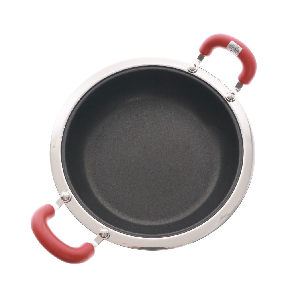 ■ Meyer マイヤー 鍋 ホットポット 24cm 両手鍋 調理器具 ステンレス 蓋 新品 未使用 箱付き